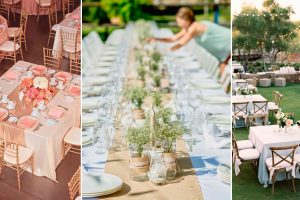 Las mesas, el elemento más visual de una boda